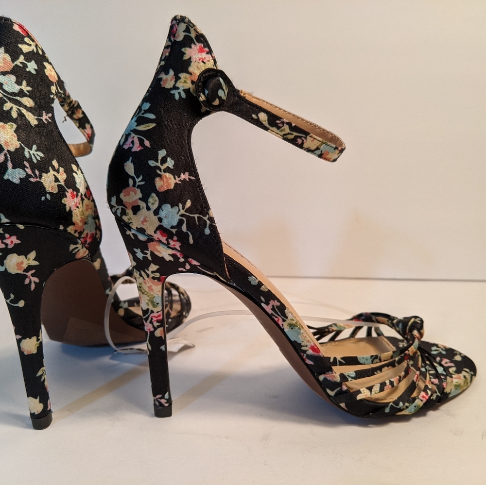 New Floral Strappy Heels